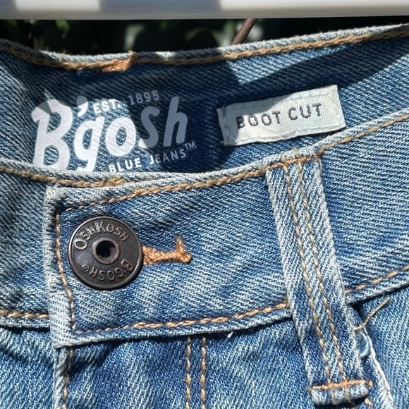 OshKosh BâGosh Girlâs Faded Bootcut Denim Jeans - Picture 6 of 9